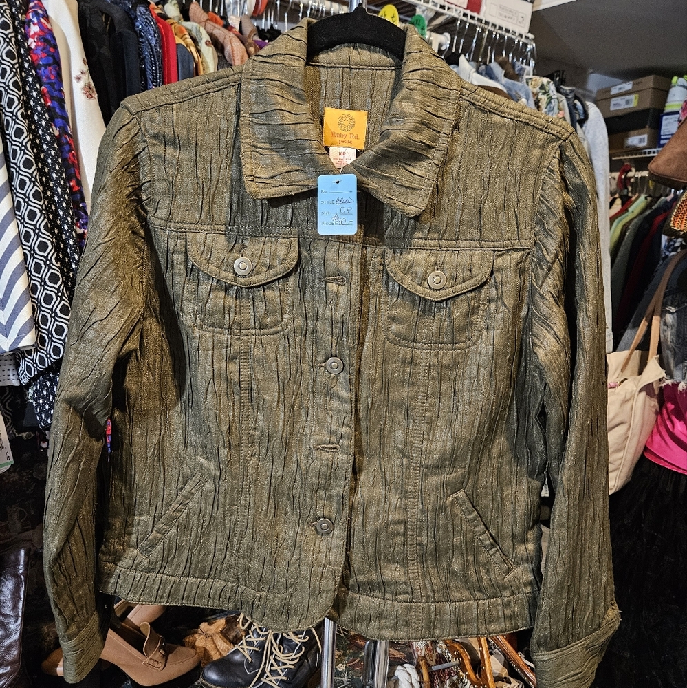 Ruby Rd. Olive Green Jacket